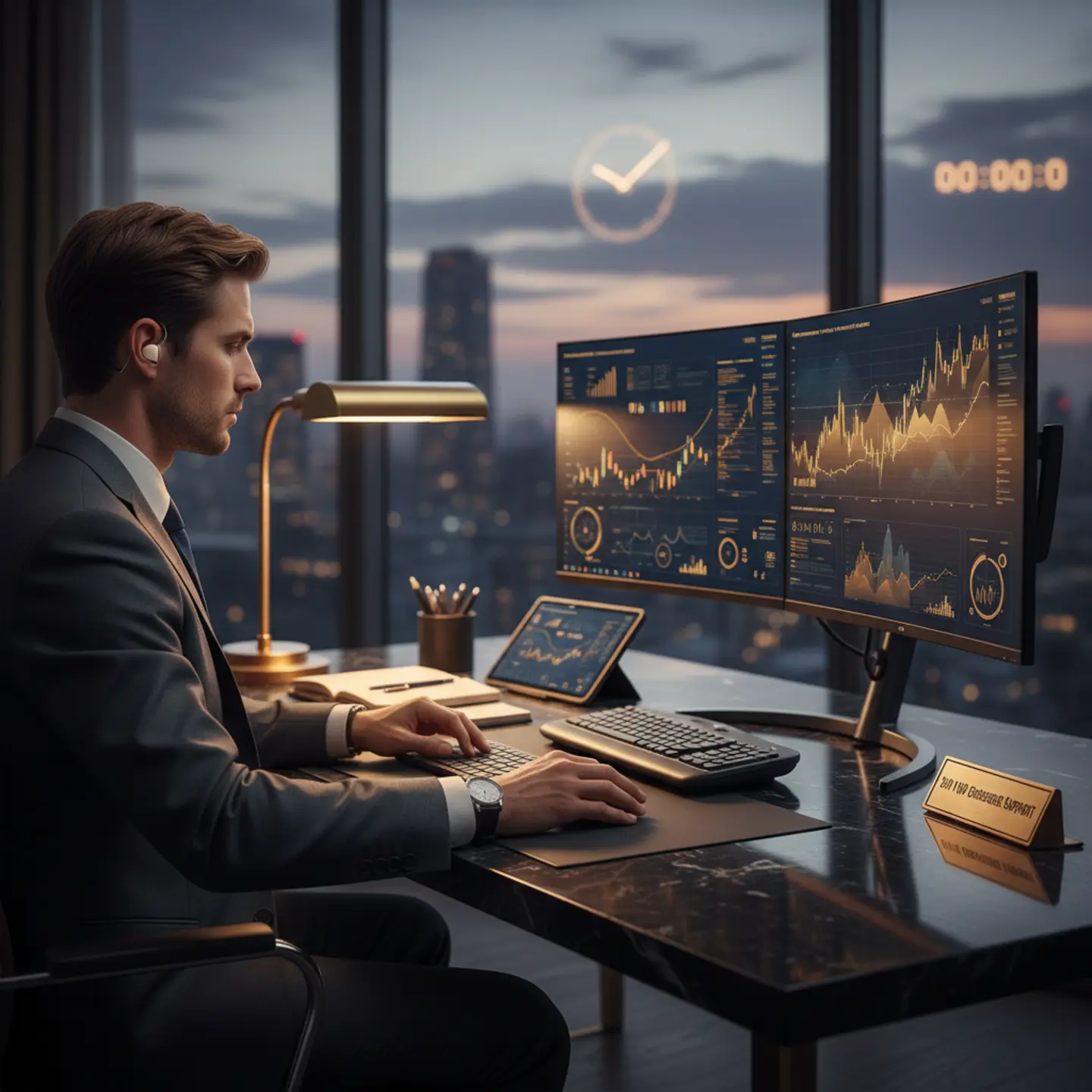 Premium support desk with dedicated client manager